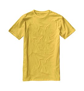 Camiseta Amarelo - 100% Algodão