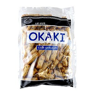 Salgadinho De Arroz Torrado Okaki Com Gergelim - 100 Gramas
