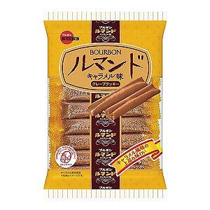 Biscoito Japonês Folhado De Caramelo Bourbon - 81,4 G