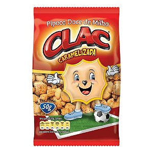 Pipoca Caramelizada Clac 50G
