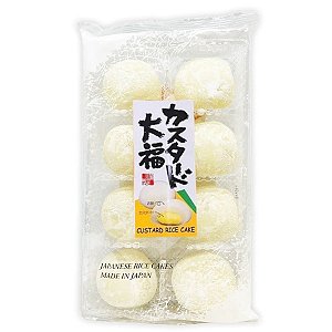 Moti- Doce Japonês De Arroz- Rcheio De Custard Daifuku Kubota - 216 Gramas
