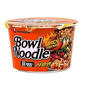 Lamen de Frango Picante Bowl Noodle- Nongshim 100G