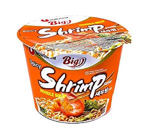 Lamen Big Bowl Sabor Camarão Picante 100G - Nongshim