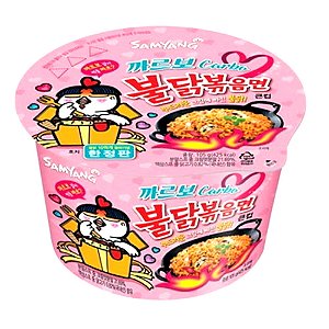 Lamen Coreano Picante Frango e Queijo Cremoso Carbonara Big Bowl 105g