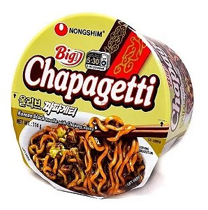 Lamen Coreano Chapagetti Nongshim Feijão Preto Tostato 114g