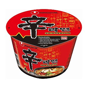 LAMEN SHIN RAMYUN PICANTE CARNE E LEGUMES BIG BOWL COPO - 117 GRAMAS