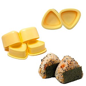 2 Formas Para Onigiri - Molde Para Bolinho De Arroz