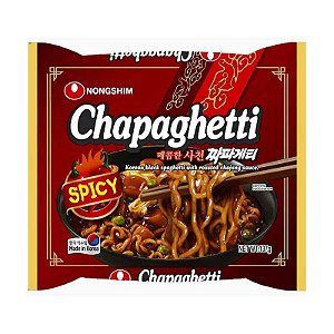 Lamen Coreano Chpaguetti Spicy- Feijão Preto Tostado-137G