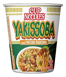 Cup Noodles Nissin Yakisoba 70G Edição Asiática
