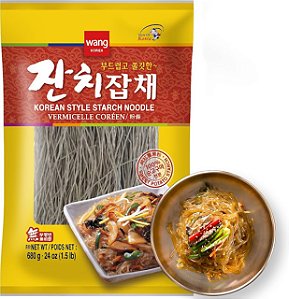 Macarrão De Batata Doce Japchae Noodle Wang - 680g