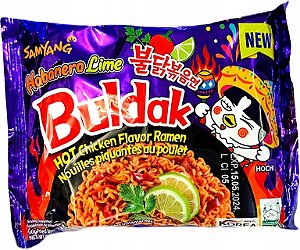 Lamen Coreano Buldak Habanero Lime Hot Chicken 135g