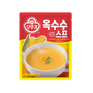 Sopa Coreana Instantânea de Milho - Corn Cream Soup Ottogi 80g