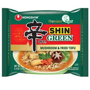 Lamen Shin Ramyun Picante Cogumelo e Tofu Frito - 125g