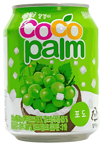 Suco Coreano de Uva com Pedaços de Coco Haitai 238ml