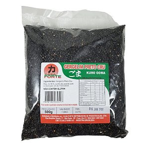 Gergelim Preto Cru 100g- Casa Forte