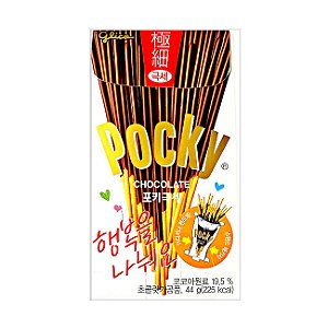 Pocky Biscoito de Palito Thin (fino) - Chocolate - Glico 44g