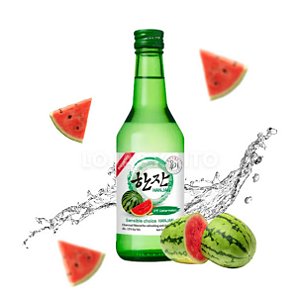 Soju Importado Aroma de Melancia Watermelon Hanjan - 375ml