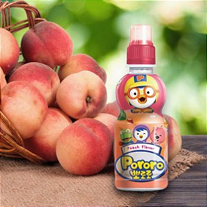 Bebida Coreana de Pêssego Pororo 235 ml