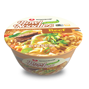 Lamen Nongshim Savory Beef Bowl Noodles 86g