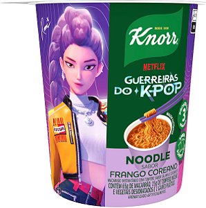 Noodles Knorr Guerreiras do K-Pop – Sabor Frango Coreano 85g