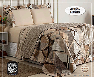 COBRE LEITO ARGUS KING  6 PEÇAS