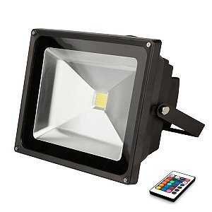 Refletor Led Rgb 50w Real C/ Memória Na Rede