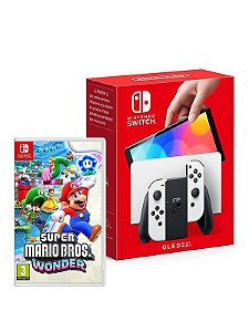 NINTENDO SWITCH OLED NOVO LACRADO + MARIO WONDER
