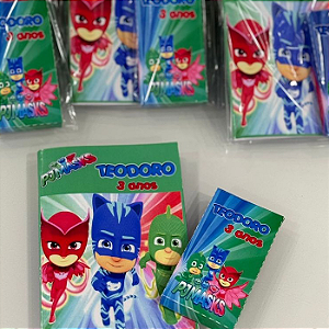 Kit Lembracinha Livro de Colorir + Giz Personalizados