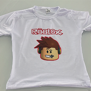 Camiseta poliéster branca infantil personalizada