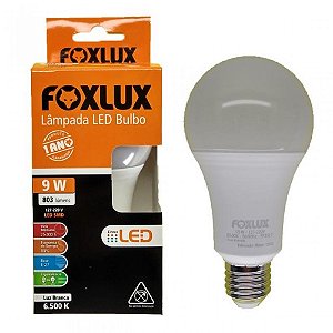 LAMP.LED FOXLUX 09W 6500K (BCO) PC 1
