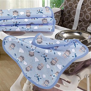 Kit Toalha de Boca 4 peças - Avião