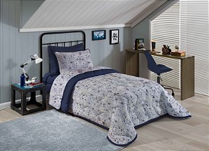 Jogo de Cama Galaxia 2Pçs - Brilha no escuro