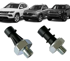 Kit Sensor Interruptor Pressão Óleo Toro Renegade Compass