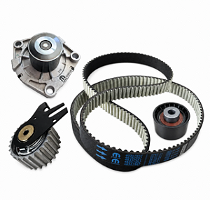 KIT REVISÃO CORREIA DENTADAS TENSORES E BOMBA D`AGUA MOTOR DIESEL 2.0