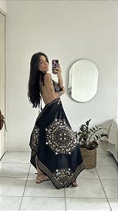 Vestido mandala (preto )