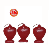 Vela De Magia Coração KIT 3 Unidades