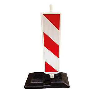 Barreira Vertical — Base de Borracha (17Kg/25kg)