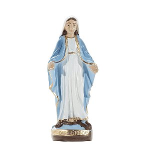 Imagem Santa Nossa Senhora Graças em resina de 10cm