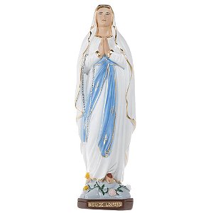 Imagem Santa Nossa Senhora de Lourdes de 20cm