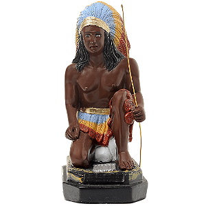 Imagem Caboclo Sete Flechas de 20cm