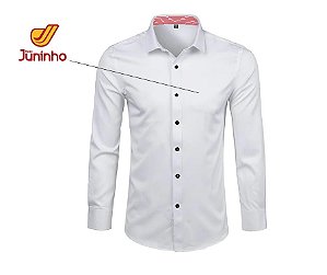 CAMISA MASCULINA BRANCA M. LONGA ( GERENCIA GERAL )