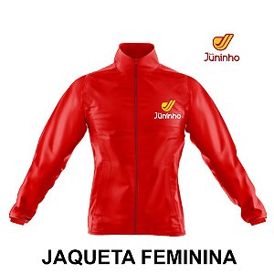 JAQUETA FEMININA VERMELHA PISTA