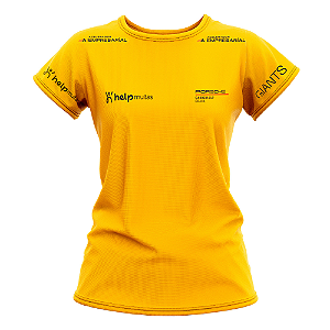 Camiseta Porsche Dryfit Amarela Unissex
