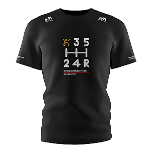 Camiseta Feminina Preta Porsche Motorsport