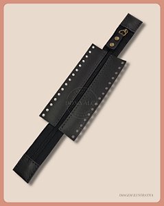 Zíper para Bolsa de Crochê Preto - P