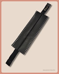 Zíper para Bolsa de Crochê Preto - G