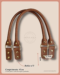 Alça Clássica P com Porta Alças - Linha Básica