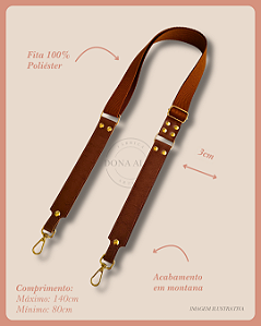 Alça Tiracolo Mista com Regulador - Linha Básica