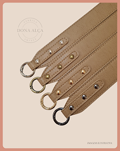 Alça Elegance com Argola Articulada - Bege