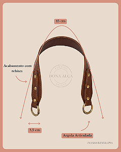 Alça Elegance com Argola Articulada - Linha Básica